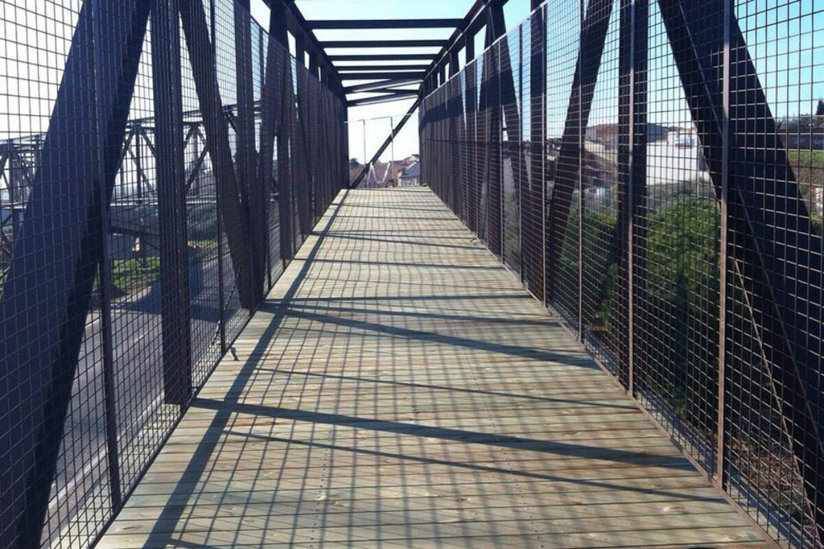 pasarela via verde calera y chozas