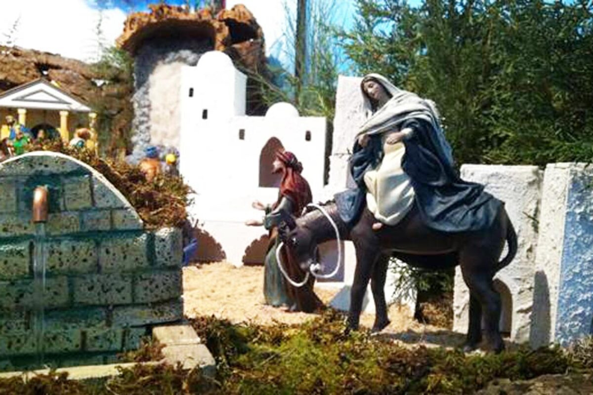 belen parroquial de calera navidad