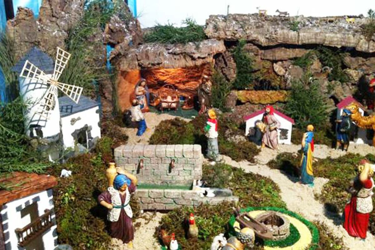 belen parroquial de calera navidad