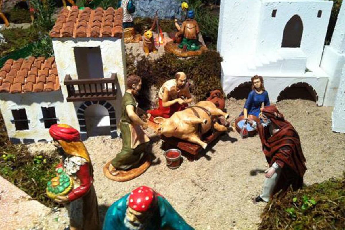 belen parroquial de calera navidad