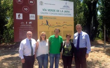 calera inicia construccion pasarela via verde