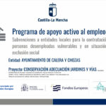 Programa de Apoyo Activo al Empleo – Conservación y Adecuación Jardines y Vías