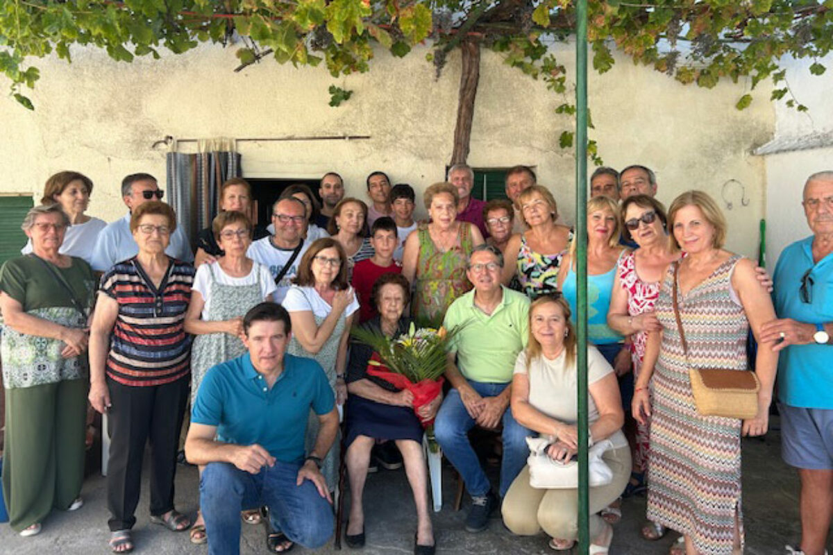 celebracion cumple de petra ibanez rivera de calera y chozas