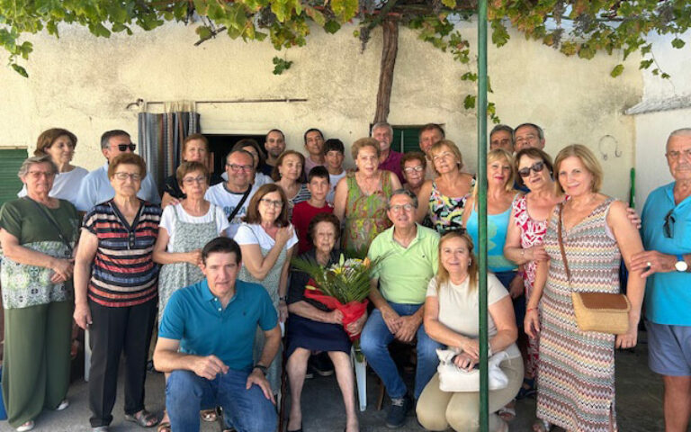 celebracion cumple de petra ibanez rivera de calera y chozas