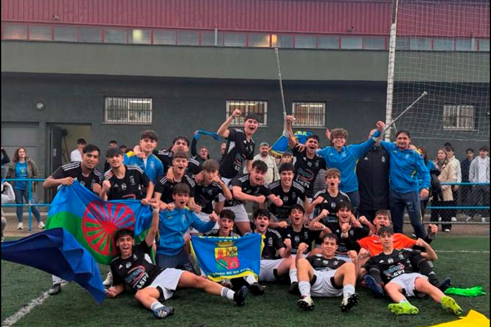 equipo juvenil de futbol campeones
